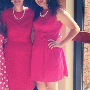 Pink dress with pockets